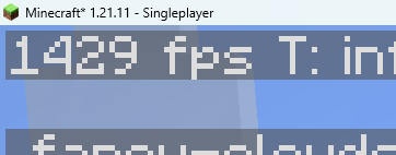 With LightningFast – 1429 FPS